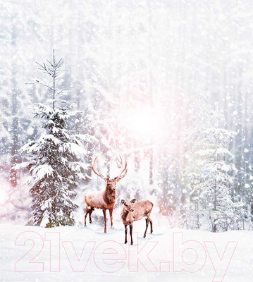 Скатерть JoyArty Олени в снегу / tcox_78647 (120x145)