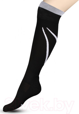 Гетры футбольные Indigo Sport Спорт 3-1 (р-р 32-34, черный)