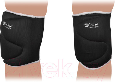 Наколенники защитные Indigo Sport 208-ТSE (XS, черный)