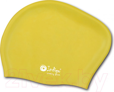 Шапочка для плавания Indigo Sport 806 SC (желтый)