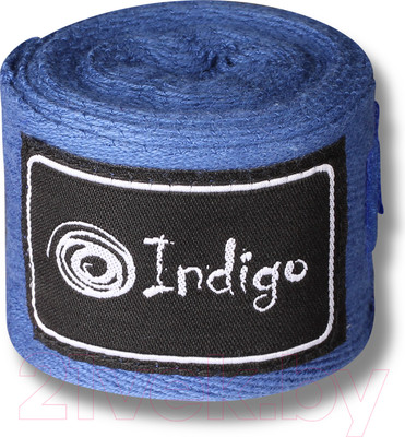 Боксерские бинты Indigo Sport 1115 (3.5м, синий)