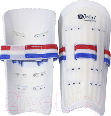 Щитки футбольные Indigo Sport 2003 TSP (M, белый)