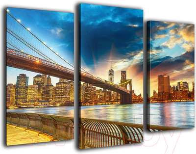 Картина модульная Arthata m-000635 (75x50)