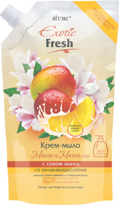 Мыло жидкое Витэкс Exotic Fresh Манго и Магнолия дой-пак (750мл)