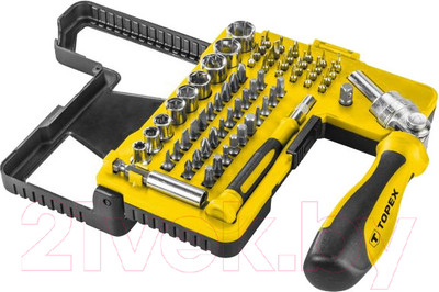 Набор головок, бит Topex 39D346