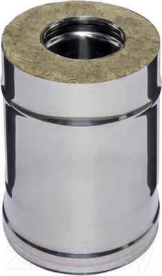 Труба вытяжная Ferrum 0.25м 430/0.8мм Ф150x250 / f3836