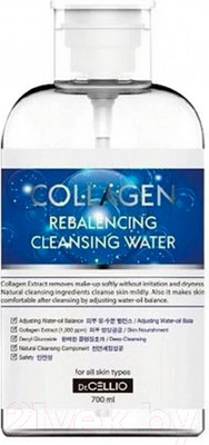 Тоник для снятия макияжа Dr. Cellio Collagen Rebalencing Cleansing Water (700мл)