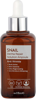 Сыворотка для лица Dr. Cellio Snail Derma Repair Solution Ampoule (50мл)