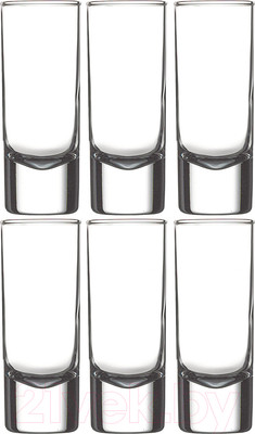 Набор шотов Pasabahce Сиде / 41050/1053701 (6шт)