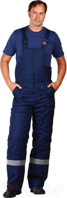 Полукомбинезон рабочий Урарту Утепленный (р-р 64-66/182-188, темно-синий)