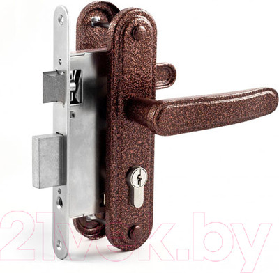 Замок врезной Омега ЗВ7.03 / 00-00002564 (медный)