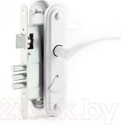 Замок врезной Омега ЗВ9.1-01 / 00-00002261 (белый)