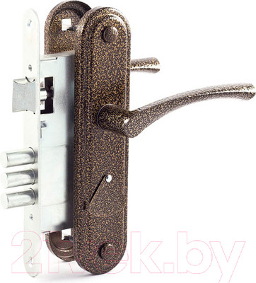 Замок врезной Омега ЗВ9.1-01 / 00-00002932 (бронзовый)