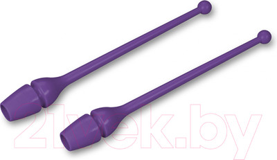 Булавы для художественной гимнастики Indigo Sport SM-352 (фиолетовый)