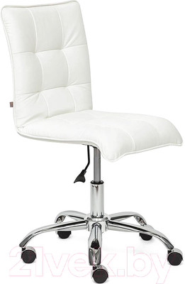 Кресло офисное Tetchair Zero кожзам (белый)