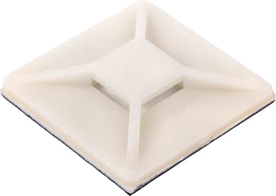 Площадка самоклеющаяся Fortisflex ПМС 40x40 / 49447 (100шт, белый)