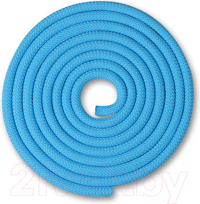 Скакалка для художественной гимнастики Indigo Sport SM-121 (2.5м, голубой)