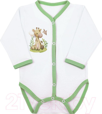 Боди для малышей Топотушки С длинным рукавом / 6458-68 (салатовый)