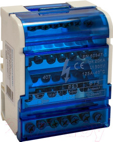 Шина нулевая в корпусе ETP ШК 407