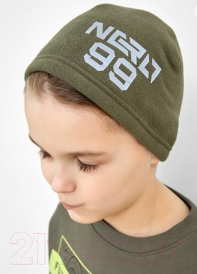 Шапка детская Mark Formelle 227013 (р.50, хаки/печать)