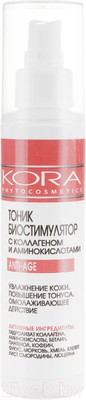 Тоник для лица Kora Биостимулятор Коллаген+Аминокислоты Антивозрастной (150мл)
