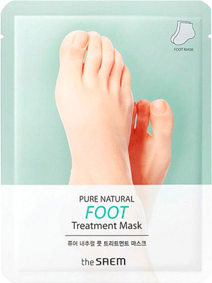 Носки для педикюра The Saem Pure Natural Foot Treatment Mask (2x8г)