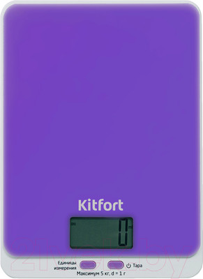 Кухонные весы Kitfort KT-803-6 (фиолетовый)