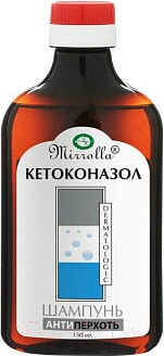 Шампунь для волос Mirrolla От перхоти с кетоконазолом (150мл)
