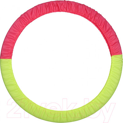 Чехол для гимнастического обруча Indigo Sport SM-084 (желтый/розовый)