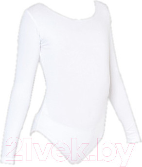 Купальник для художественной гимнастики Indigo Sport SM-093 (р.26, белый)