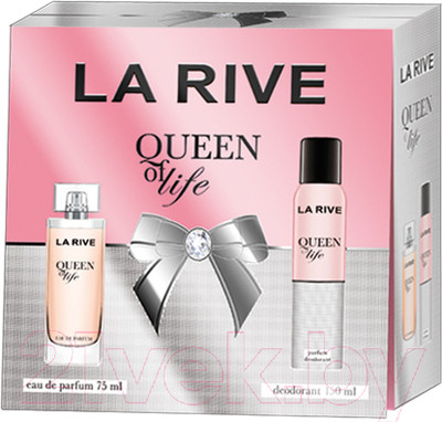 Парфюмерный набор La Rive Queen Of Life Woman Парфюмерная вода 75мл + дезодорант 150мл