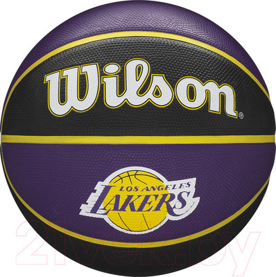 Баскетбольный мяч Wilson NBA Team Tribute La Lakers / WTB1300XBLAL (размер 7)