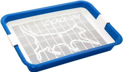 Туалет-лоток ZooM Кошка малый с сеткой / 2925бирюз