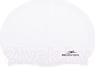 Шапочка для плавания 25DEGREES Nuance / 25D21004J (белый)