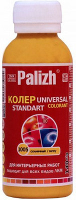 Колеровочная паста Palizh Standart №1005 универсальная (140г, солнечный)