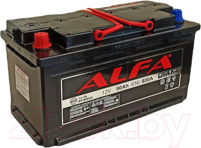 Автомобильный аккумулятор ALFA battery Hybrid L (90 А/ч)