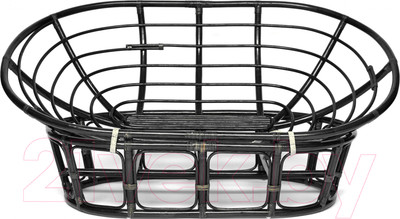 Кресло садовое Tetchair Mamasan 23/02 W без подушки (античный черно-коричневый)