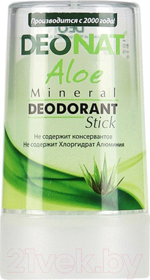 Дезодорант-кристалл DeoNat С соком алоэ (40г)