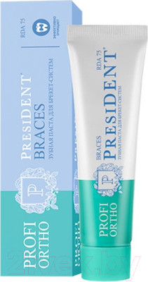 Зубная паста PresiDent Ortho Braces / 34297  (50мл)