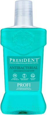 Ополаскиватель для полости рта PresiDent Antibacterial / 34309 (250мл)