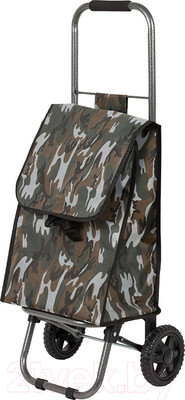 Сумка-тележка Рыжий кот D203 / 093582 (хаки)
