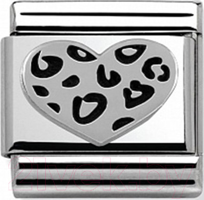 Звено для браслета NominatioN Сердце леопард 330101/05
