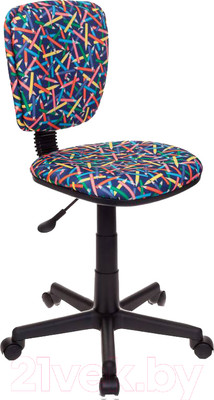 Кресло детское Бюрократ CH-204NX PENCIL-BL (синий карандаш)