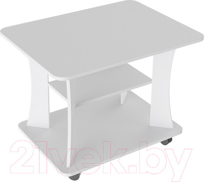 Журнальный столик ТриЯ Тип 8 (белый ясень)