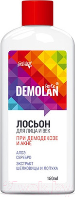 Лосьон для лица Demolan Forte Для лица и век при демодекозе и акне (150мл)
