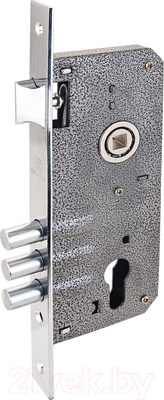 Замок врезной Аллюр 9045-3RB CP без ц/мех. б/руч.