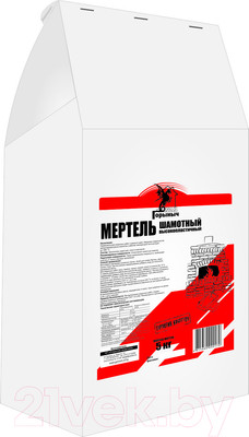 Кладочная смесь Горыныч Мертель шамотный высокопластичный МШ-28 (5кг)