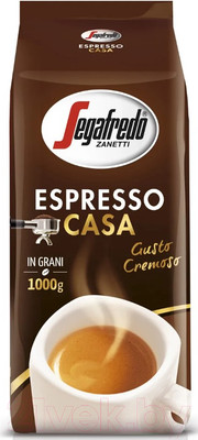 Кофе в зернах Segafredo Zanetti Espresso Casa / 200.001.075 (1кг)