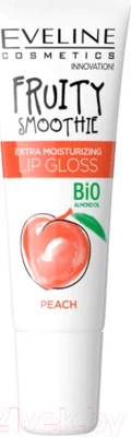 Блеск для губ Eveline Cosmetics Fruity Smoothie Peach (12мл)