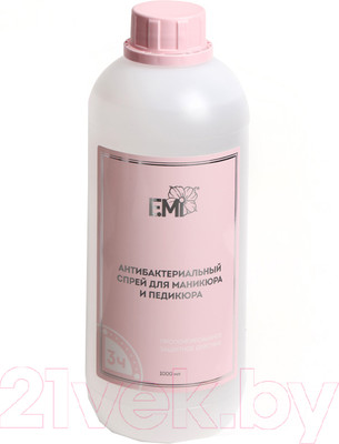 Антисептик E.Mi Антибактериальный спрей для маникюра и педикюра (1л)